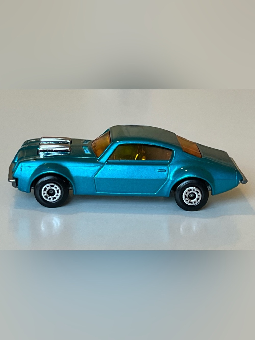 Vintage Matchbox Superfast No. 4 Pontiac Firebird Lesney England 1975 Blue